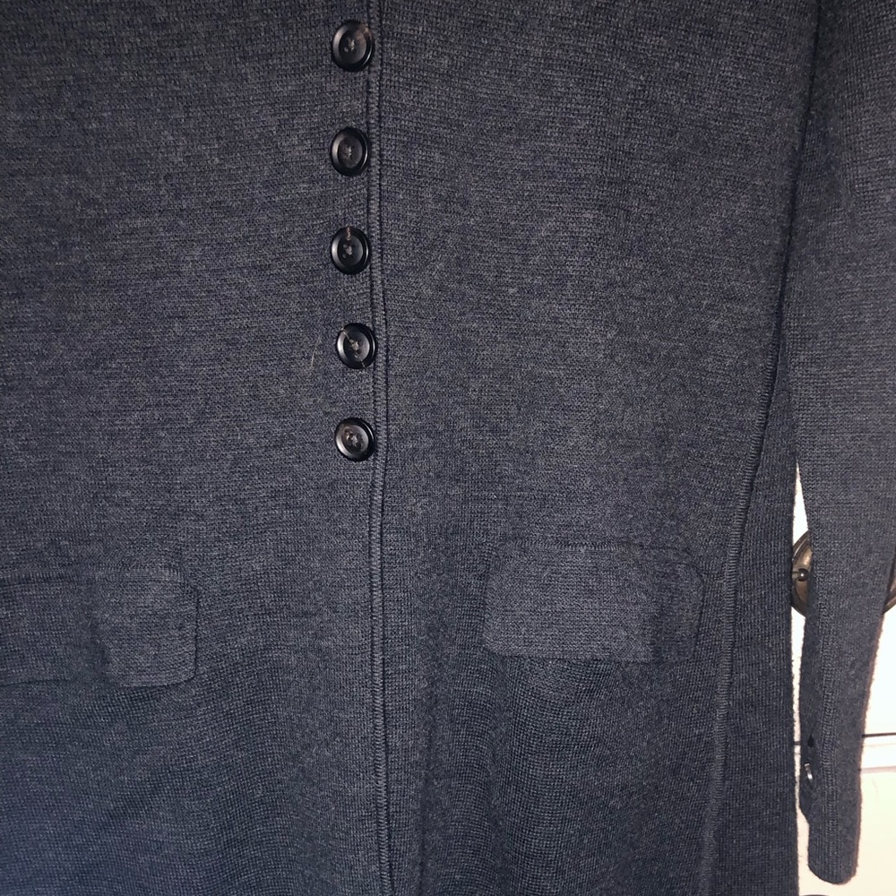 Eileen Fisher Wool Sweater Coat MP - Picture 2 of 12